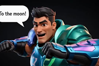 create 3d character animation for games, crypto memes and cinematic projects