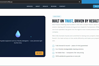 build a website for home service or small businesses
