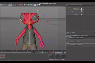 create 3d character modeling, 3d rigging, facial rigging in blender, maya,cc4