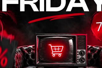 design halloween flyers, black friday sale flyers and event posters