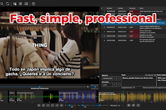 polish your ai translated english to spanish subtitles