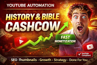 create ai bible videos history documentary videos for youtube faceless channel