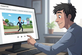 create 2d animated explainer video for business and kidsbook