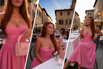create luxury ai fashion and brand campaign photos