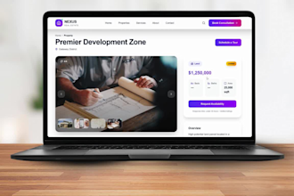build a luxury real estate website