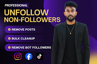 manually unfollow instagram followings
