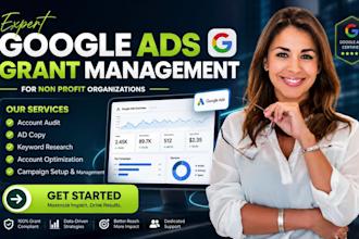 setup manage and optimize google ads grant