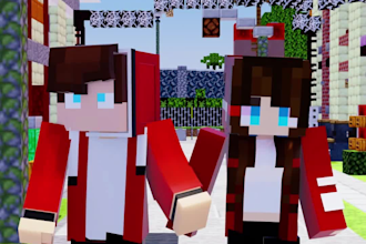 create minecraft 3d animation for youtube shorts