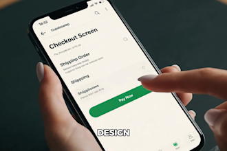design modern website UI UX in figma responsive web design