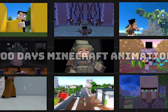 make minecraft animation for you