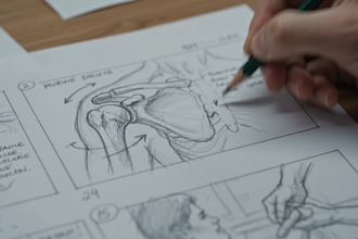 create pharmaceutical moa storyboards for 3d drug mechanism of action animations