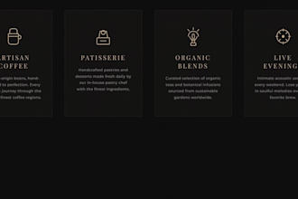 design a premium UI UX website with smooth scroll animations