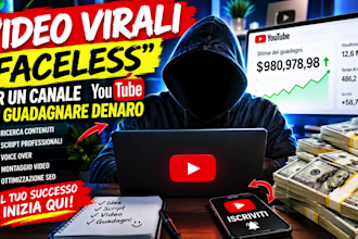 crea video virali per un canale youtube e guadagna denaro