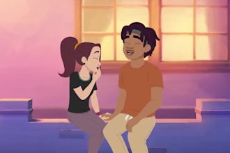 2d cartoon animation, character animation, animated music video, 2d animation