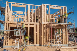 ai construction timelapse, real estate renovation, epoxy flooring with interior