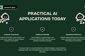modern illustrative artificial intelligence presentation