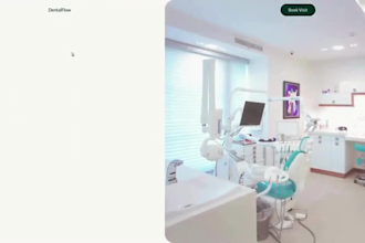 design a dental and medical clinic landing page