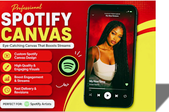 create album cover art  artwork your spotify canvas video editor animated cover