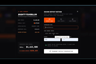 il develop a responsive luxury car showroom website