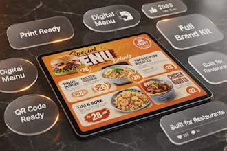 restaurant menu design food menu, cafe menu digital menu board for restaurant