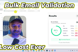 do bulk email validation, millionverifier email list cleaning