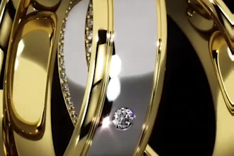 create cinematic diamond ring 3d visuals for luxury jewelry brands