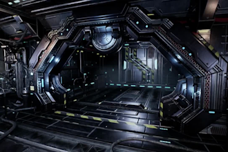 create game ready sci fi hard surface 3d asset