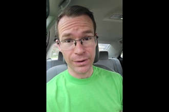 create male ugc spokesperson video ads inside my car