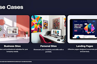 create full professional website