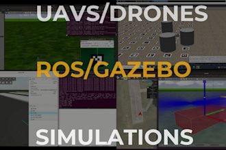 create custom drone in simulation and do autonomous control