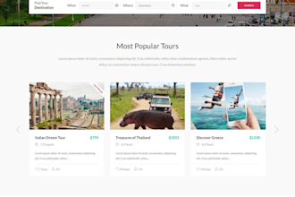 create a wordpress tour booking website  with woocommerce