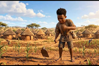 create cinematic african folktales ai animation video for youtube