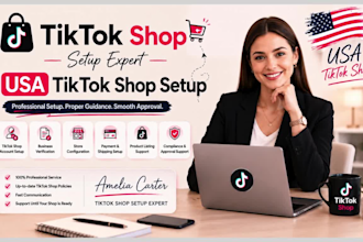 setup USA tiktok shop create tiktok shop tiktok shop business representative