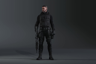 make 3d game character 3d rigging model unreal engine ue5 game animation