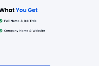 targeted b2b lead generation and verified email list building