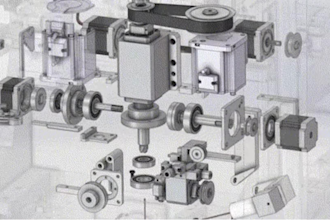 design cnc machine parts industrial mechanical components 3d cad
