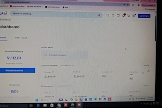 manage ebay, amazon and mercari account on percentage base
