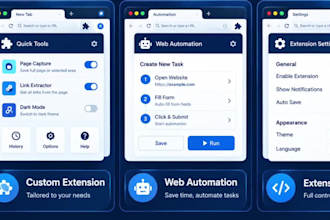 develop custom browser extensions for chrome firefox edge and more