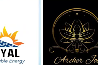 modify and design modern and luxury logo for business