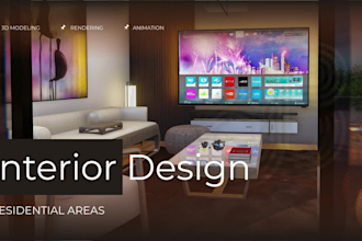create a 3d model that looks realistic w detailed rendering, skp files provided