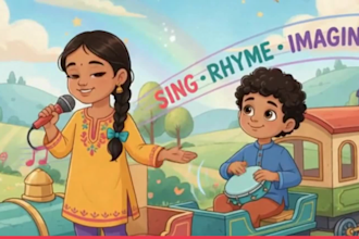 2d kids animation animated lyric video nursery rhymes and poem cartoon animation