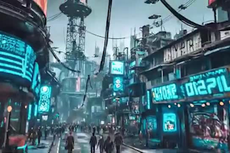 create cyberpunk character, synthwave, darkwave, retrowave, 80s song, game music
