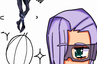 make an art or an art sheet of your oc