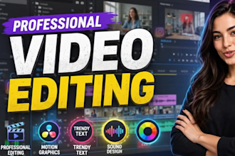 professionally edit videos for social media reels and video ads
