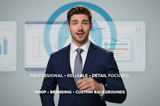 create ai presenters for courses and business videos