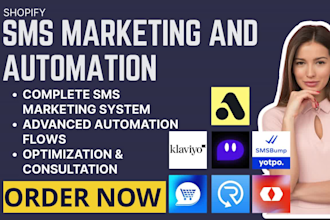 setup shopify SMS marketing automation postscript smsbump klaviyo attentive tobi