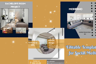 a custom canva template for you