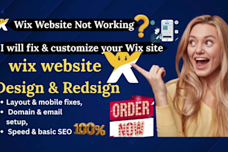 do wix website design fix wix website error customize and improve your wix site