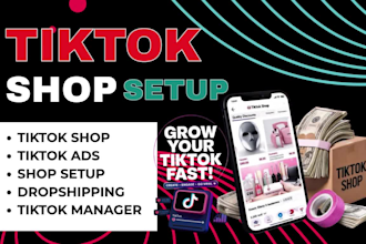 manage setup tiktok shop tiktok marketing tiktok dropshipping manager tiktok ads