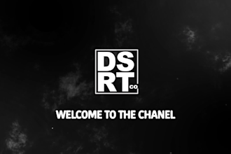 create cinematic dark logo intro with fire and effects